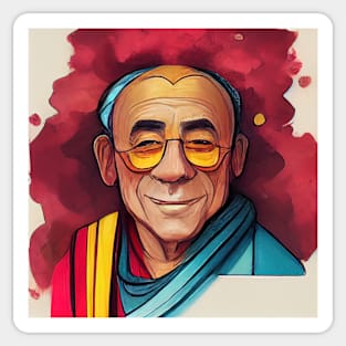 Dalai Lama | Comics style Sticker